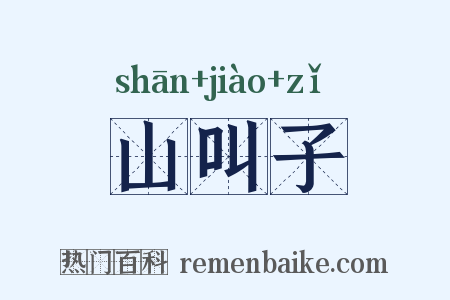 山叫子是什么意思的图片